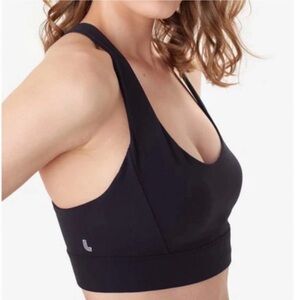Lole Life Burst Up Black Sports Bra
